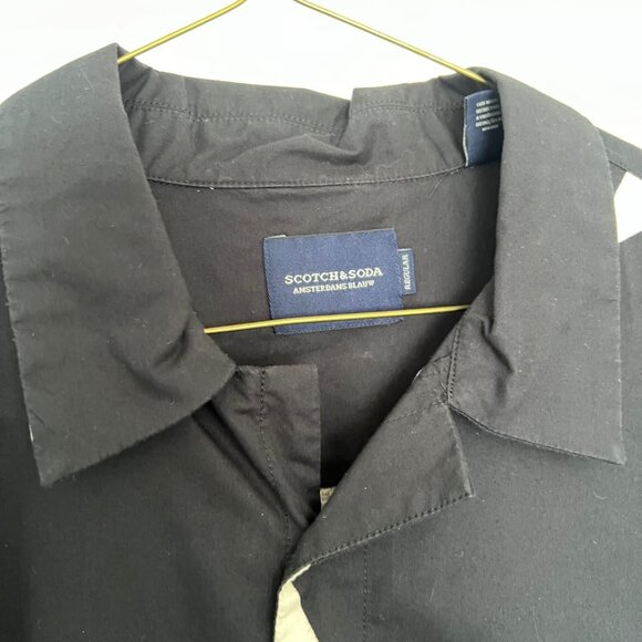 Scotch and Soda Retro Pattern Short Sleeve Button Down Men's - Picture 3 of 4